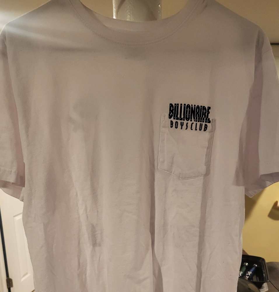 Billionaire Boys Club White Tee with Black Logo